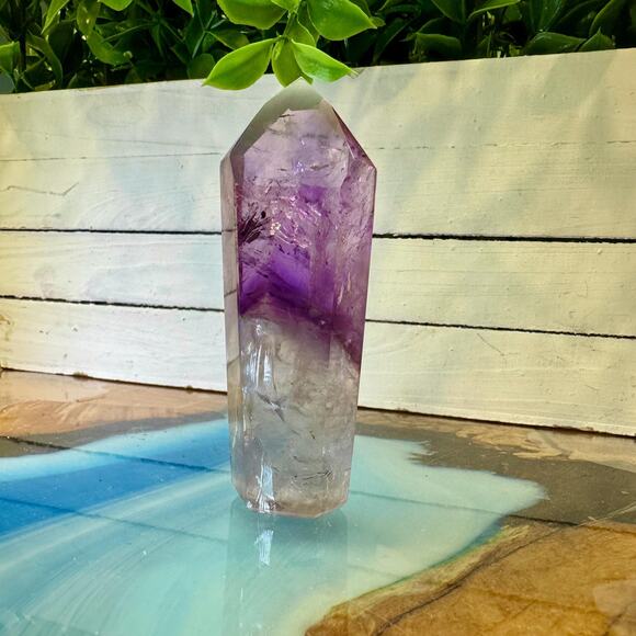 Brazilian Amethyst Polished Tower – 92 mm - Picture 2 of 3